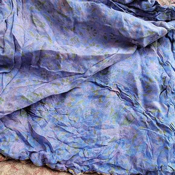 Reversible 100% Silk Wrap Around Pants - Picture 4 of 6